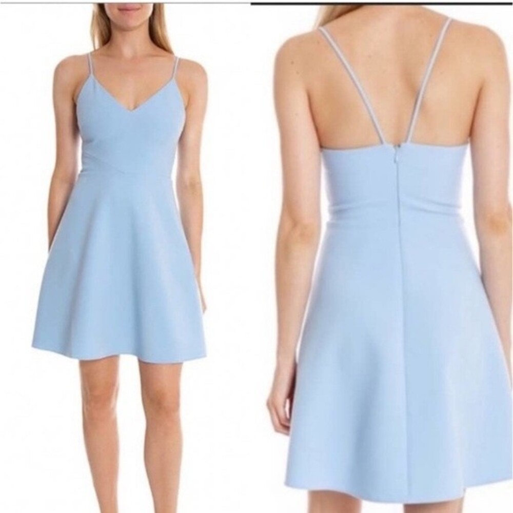 Likely Austin Mini Fit & Flare Bluebel Dress Size 4